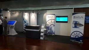 ENOVAL at MTU booth at DLRK 2016 - no image description is available -